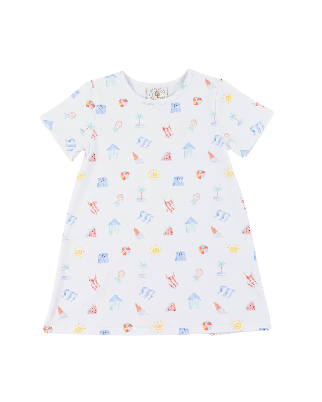 Saltwater Soiree Susie Swing Dress - Born Childrens Boutique