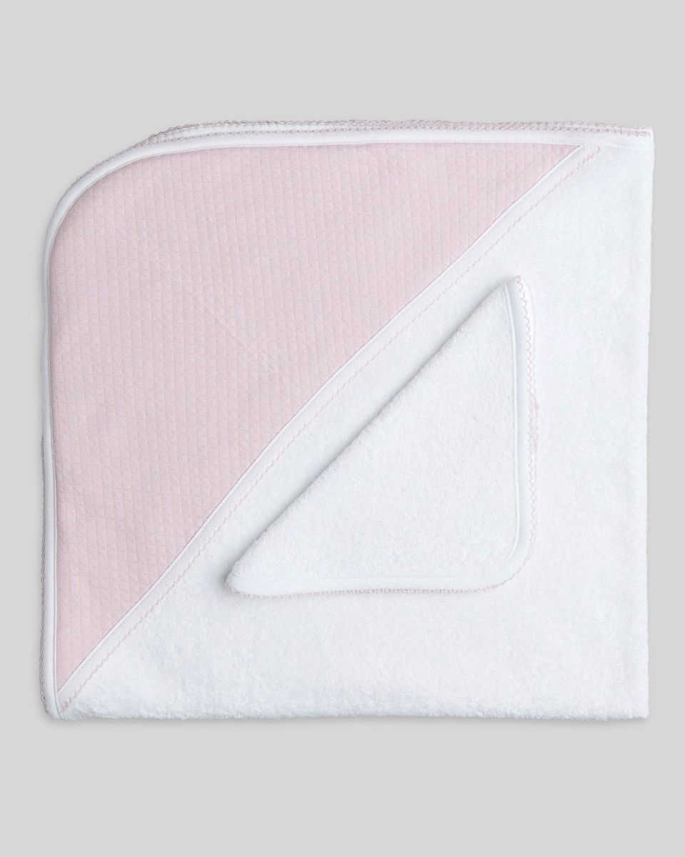 Baby Towel Clouds - Pink - Born Childrens Boutique