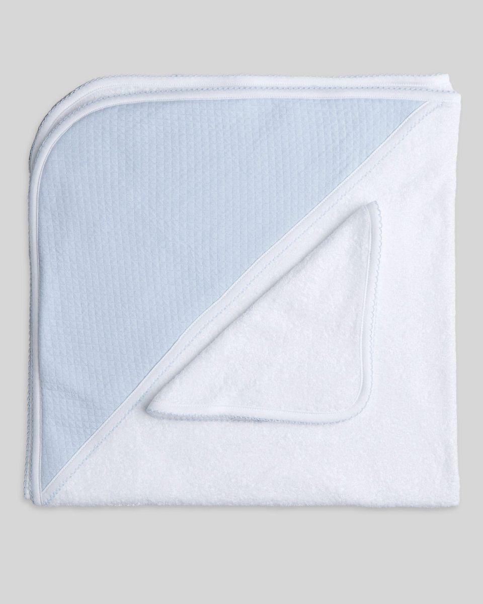 Baby Towel Clouds - Blue - Born Childrens Boutique