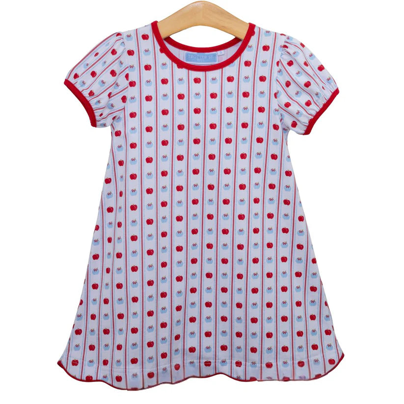 Apple Print Dress