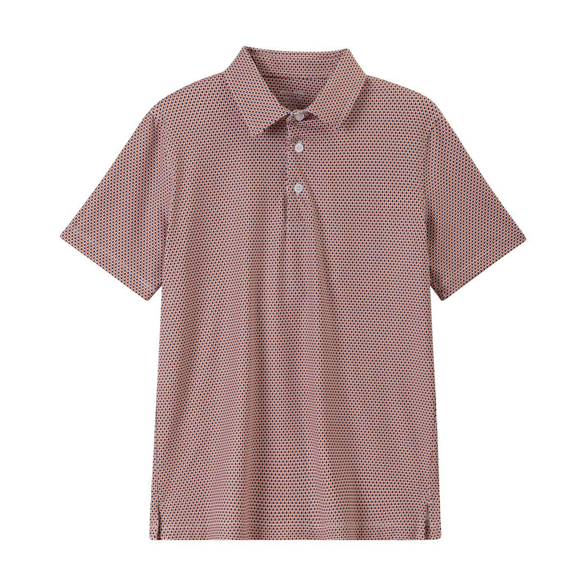 Micro AL Outline Orange/Navy Polo