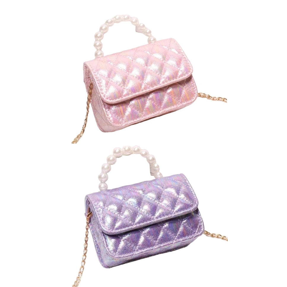 Mini Spring Pastel Clutch Purse w/ - Born Childrens Boutique
