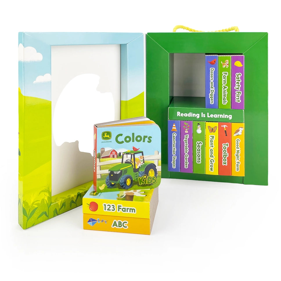 John Deere Kids My Little Learner Library Board Book Set - Born Childrens Boutique