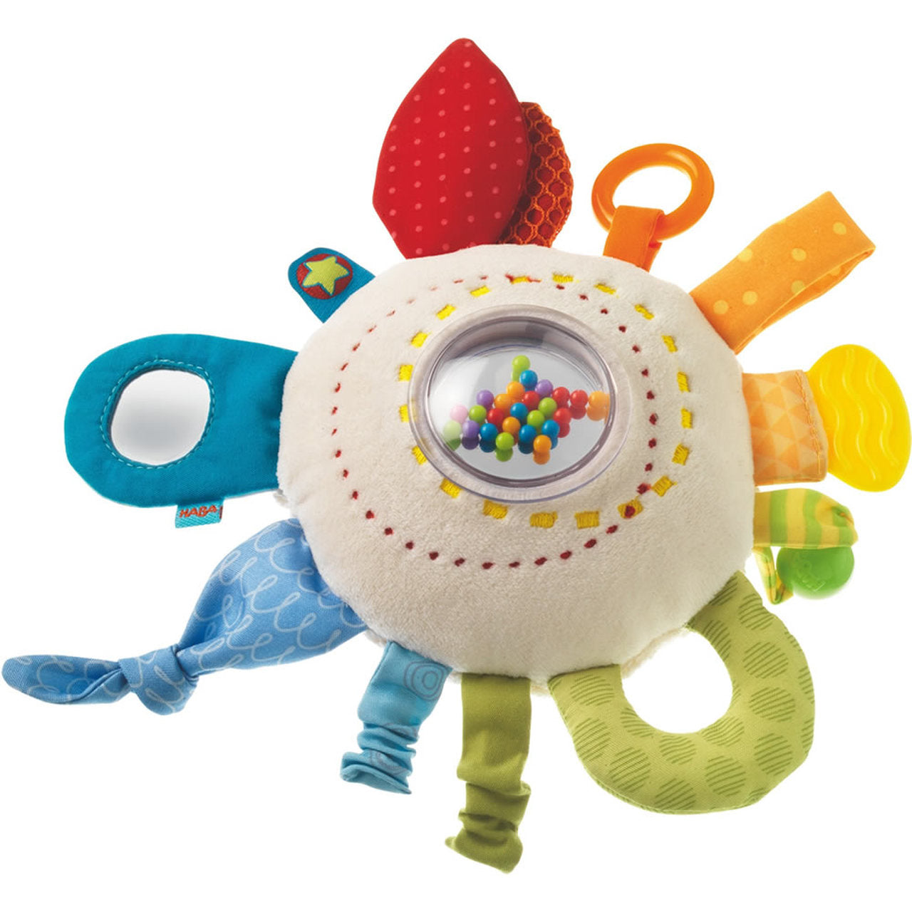 Teether Cuddly Rainbow Activity Toy - Born Childrens Boutique