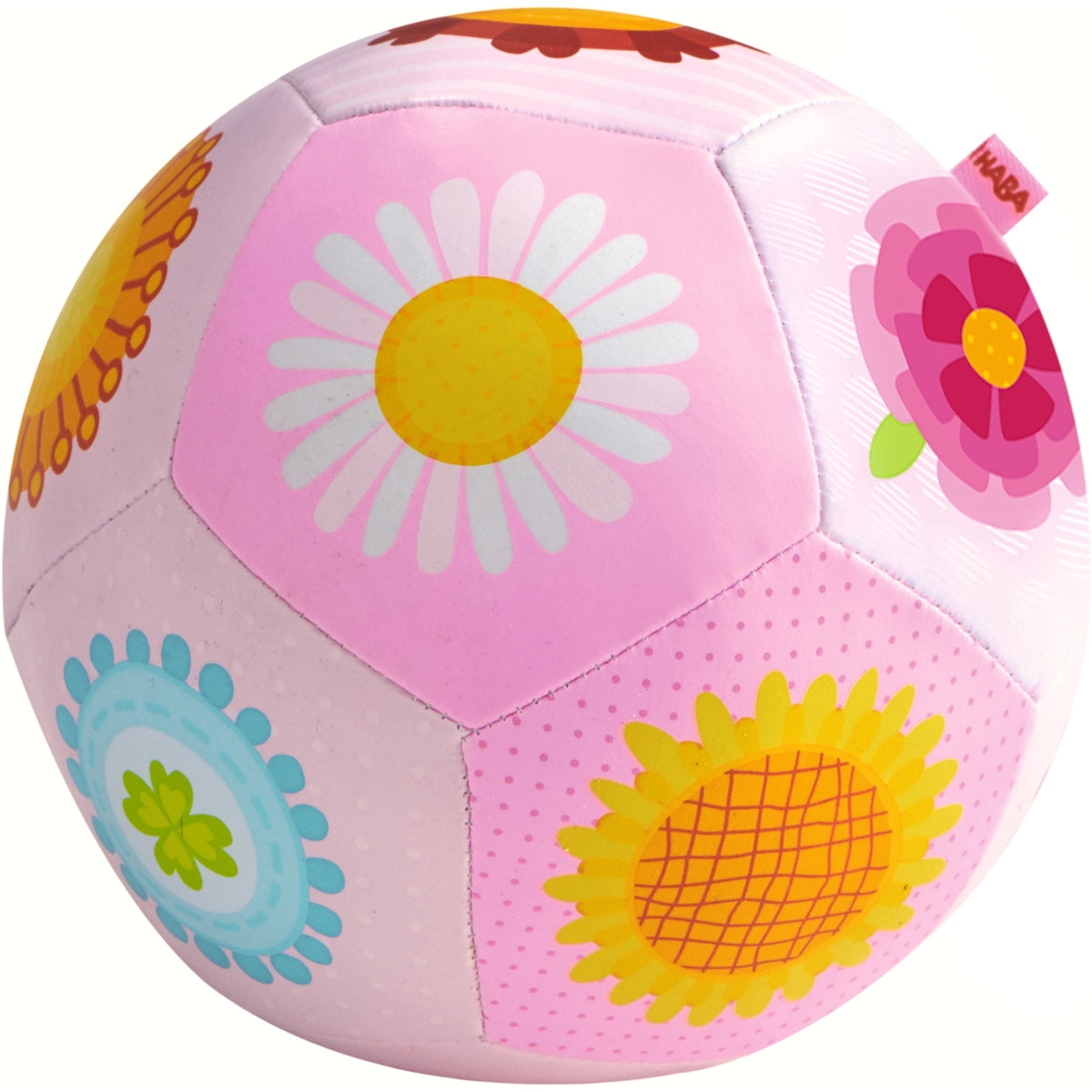 Flower Magic 5.5" Soft Baby Ball - Plush Sensory Play Ball - Born Childrens Boutique