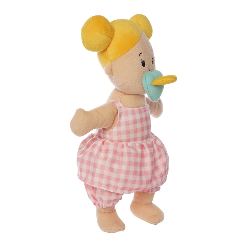 Wee Baby Peach with Blonde Buns - Born Childrens Boutique