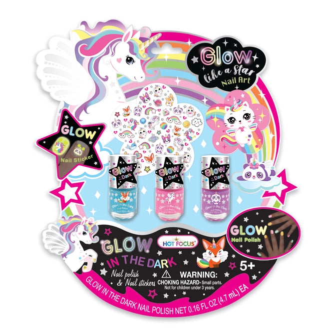 Glow Like a Star Nail Art - Born Childrens Boutique