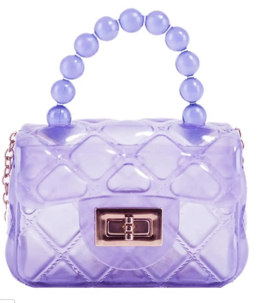 Mini Jelly Purse w/ Crossbody - Born Childrens Boutique