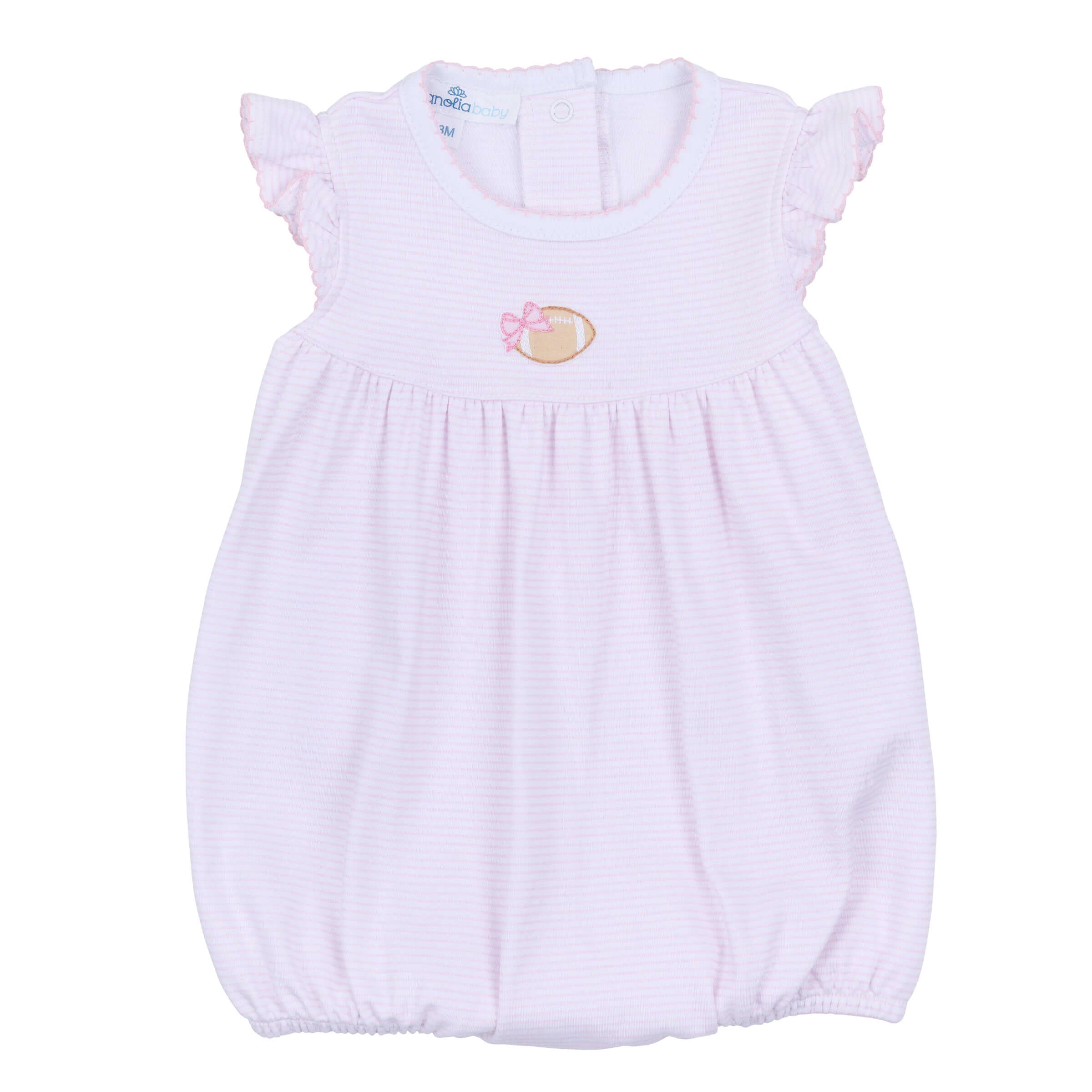 Touchdown Cutie Emb Flutter Bubble Light Pink - Born Childrens Boutique