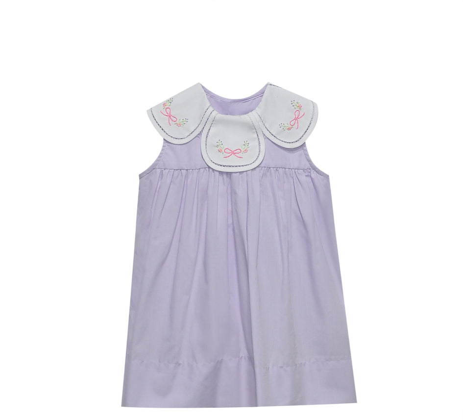 Anna Mae Dress - Volet Vines - Born Childrens Boutique