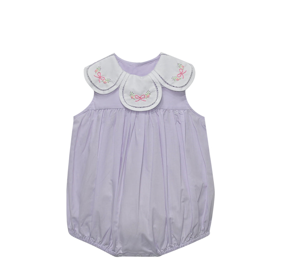 Anna Mae Girl Bubble - Volet Vines - Born Childrens Boutique