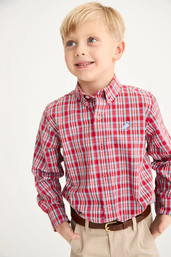 Deans List Dress Shirt Woodspoint Plaid
