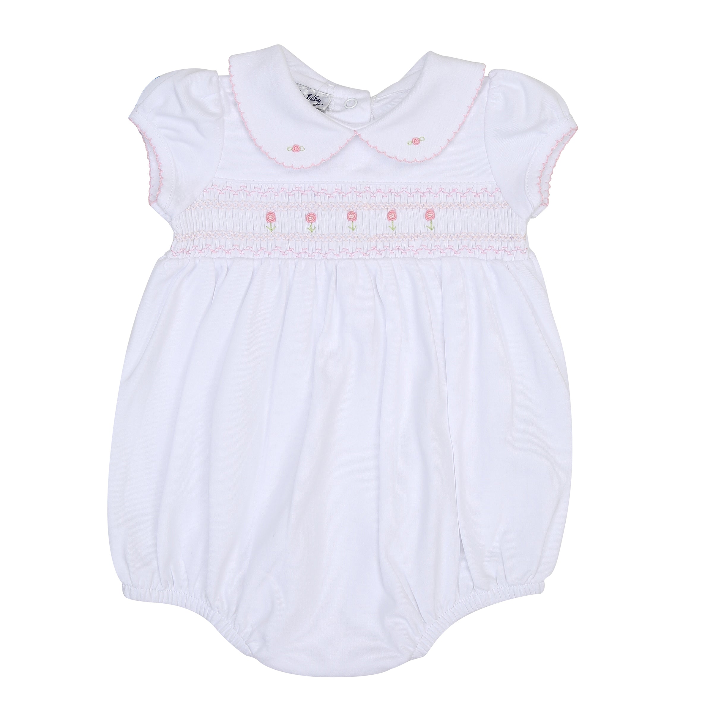 Becky & Ben Smock Bubble, Pink - Born Childrens Boutique