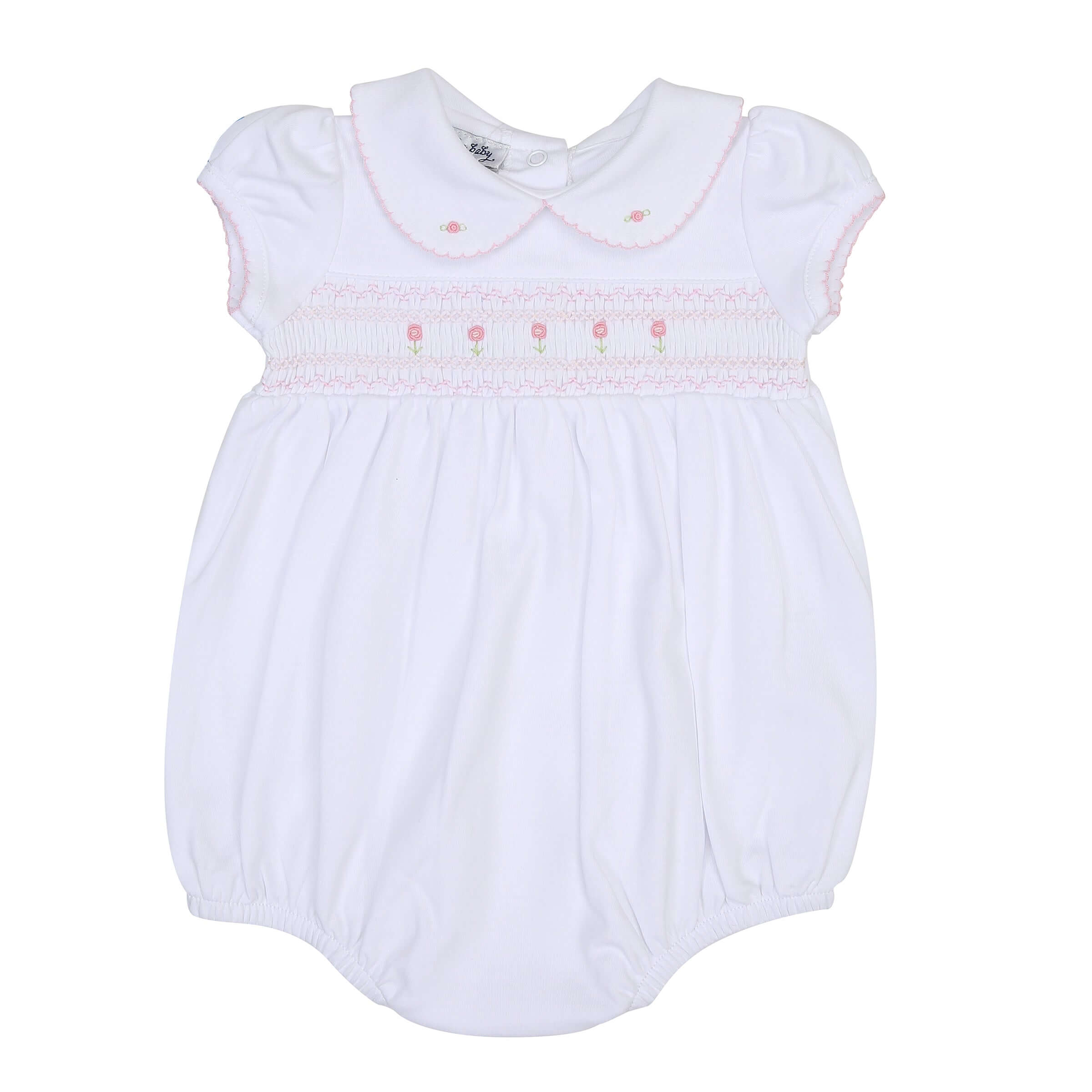 Becky & Ben Smock Bubble, Pink - Born Childrens Boutique