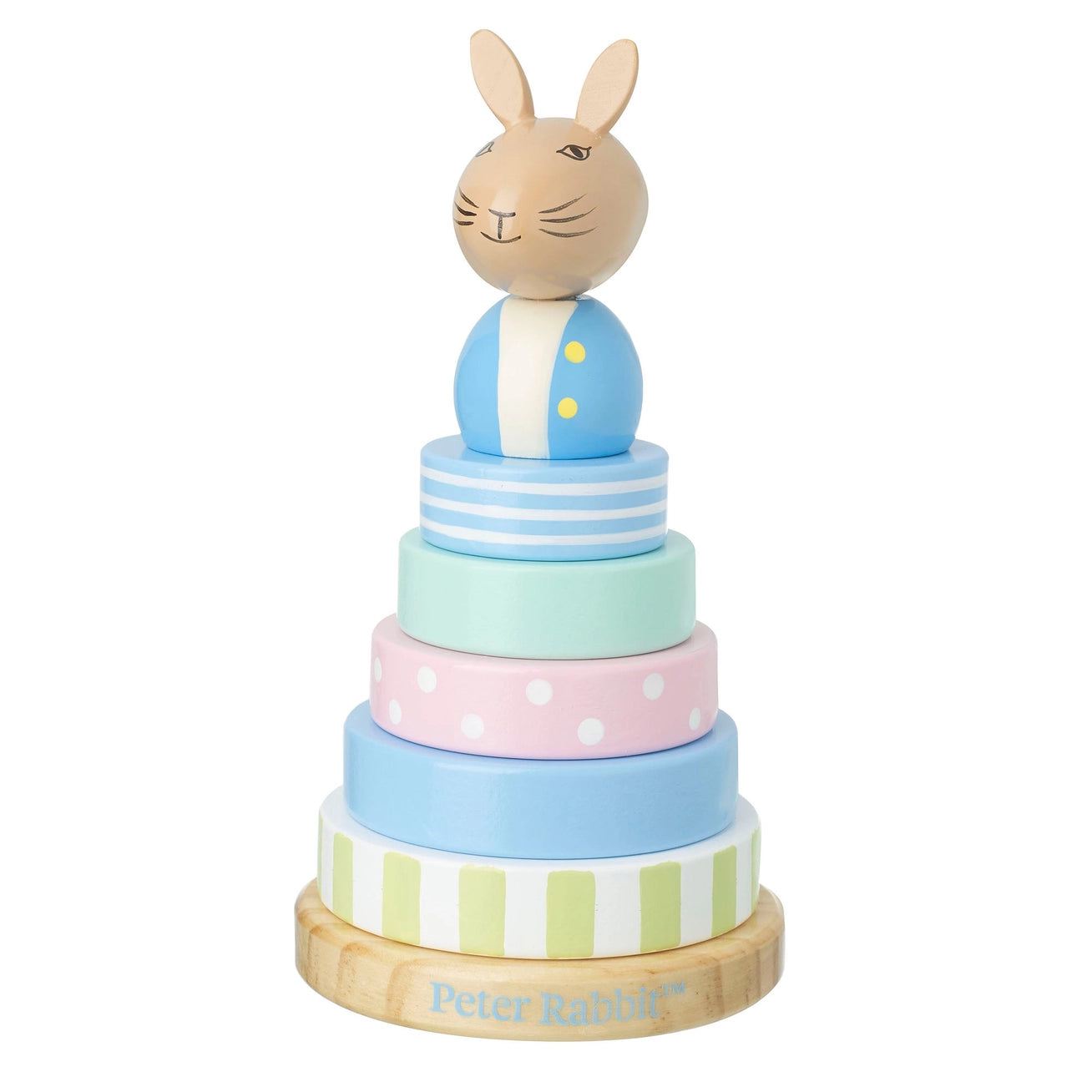 Peter Rabbit Wooden Stacking Ring - Born Childrens Boutique