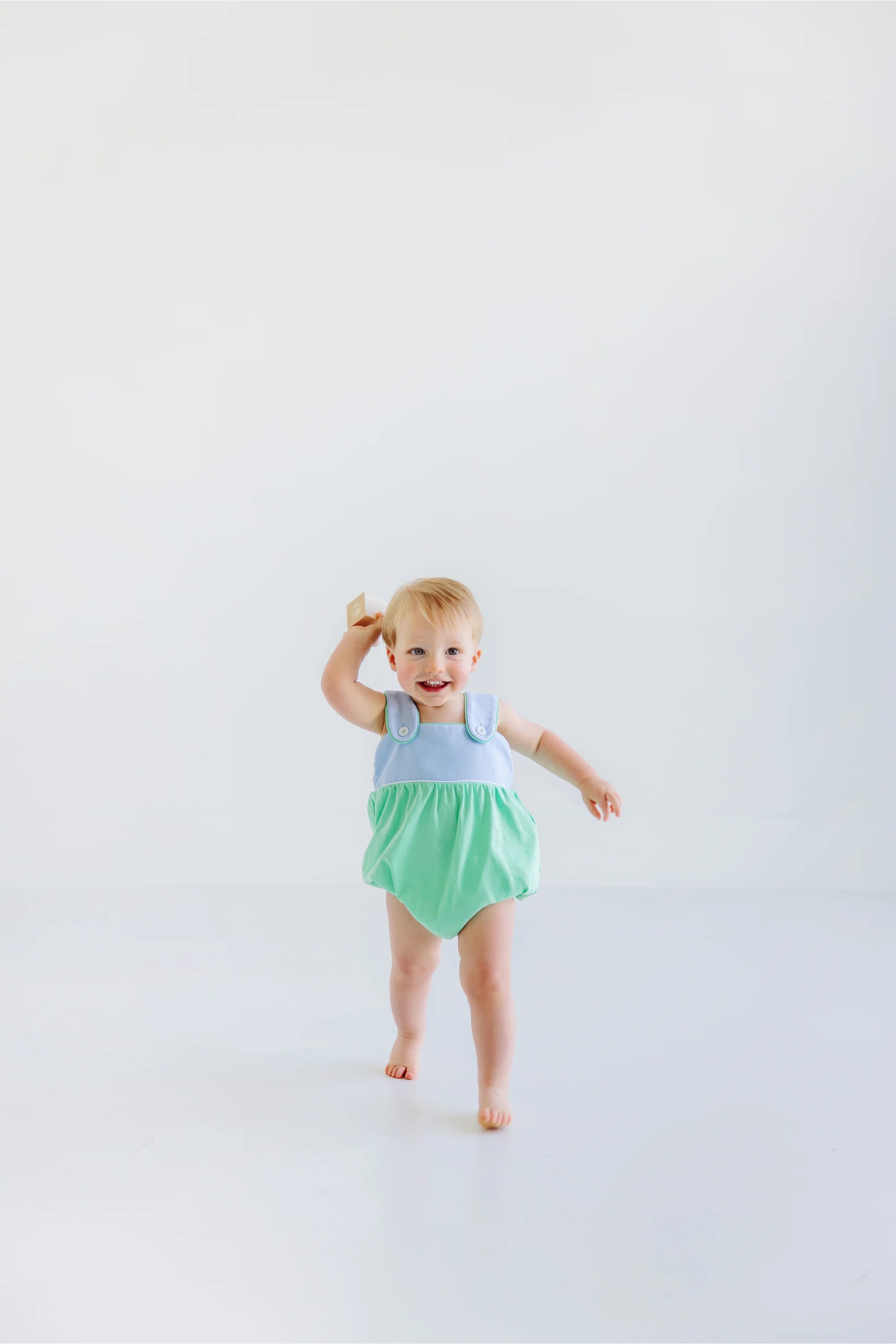 Bingham Bubble Beale Street Blue and Grace Bay Green - Born Childrens Boutique