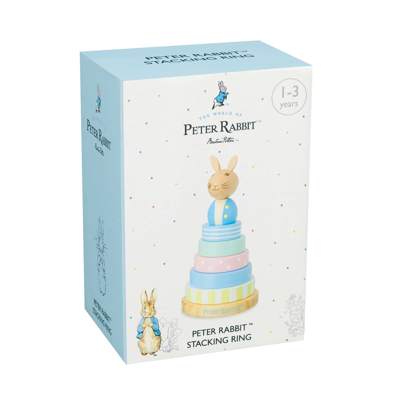 Peter Rabbit Wooden Stacking Ring - Born Childrens Boutique
