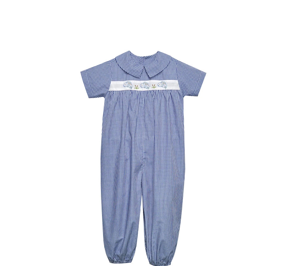 Tate Long Romper - Flying Bass