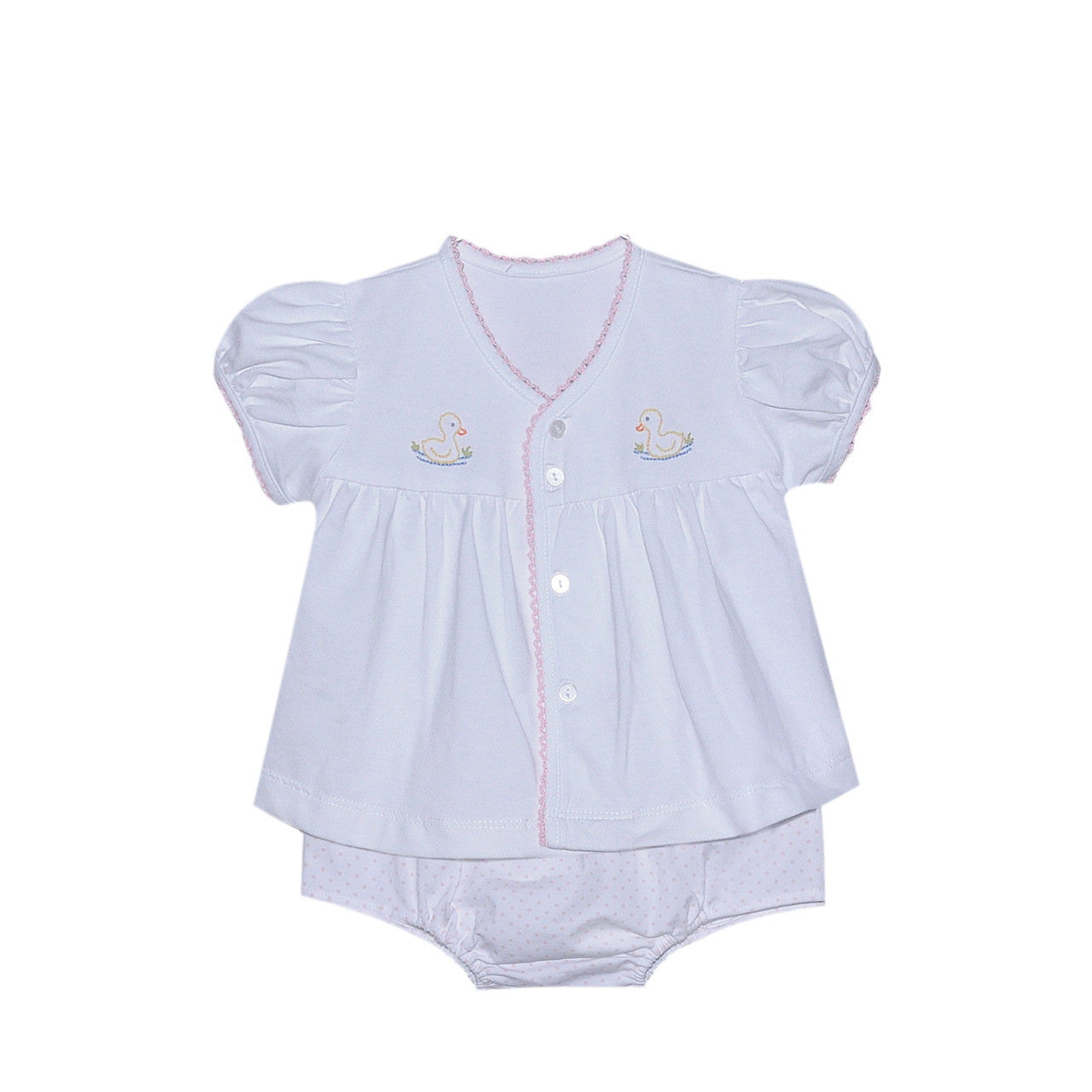 Brennan Girl Diaper Set - Duckies - Born Childrens Boutique