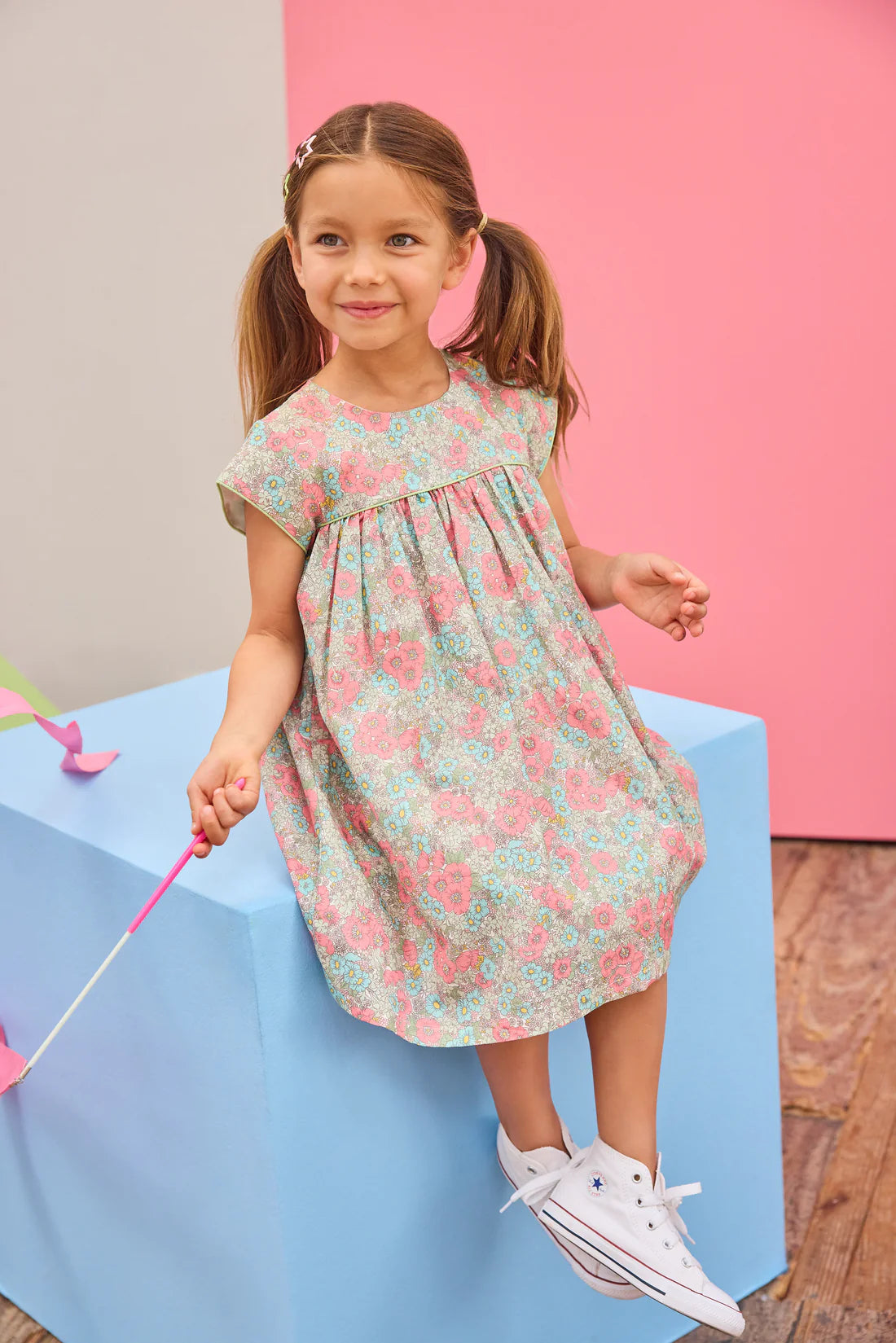 Charlotte Dress - Newmarket Floral - Born Childrens Boutique