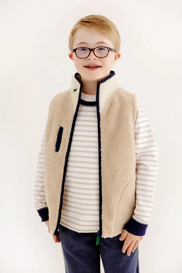 Prepletic T Jones Jogger - Nantucket Navy Heathered with Keeneland Khaki Stork