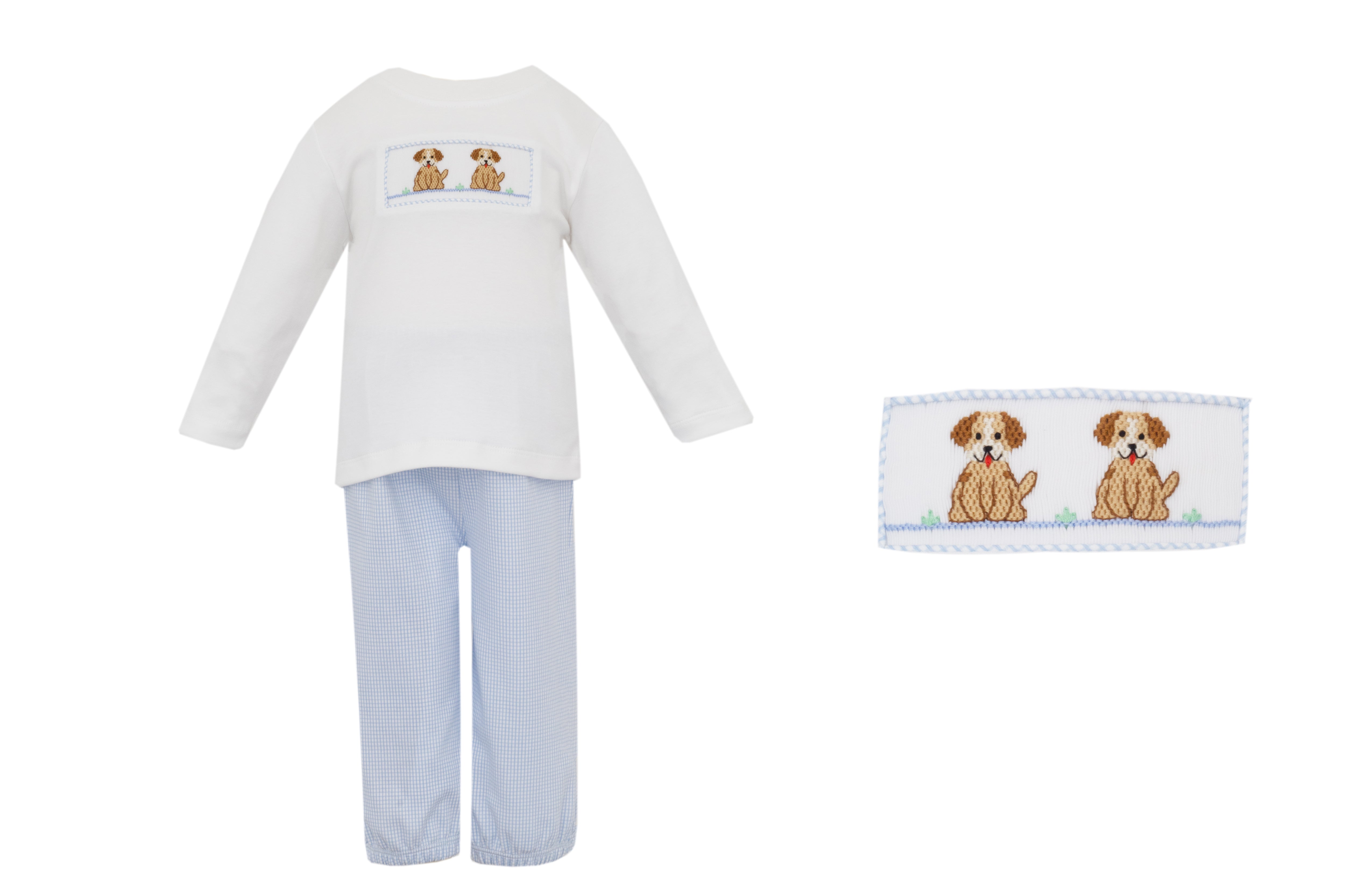 Puppies Boy Pants Set - Born Childrens Boutique