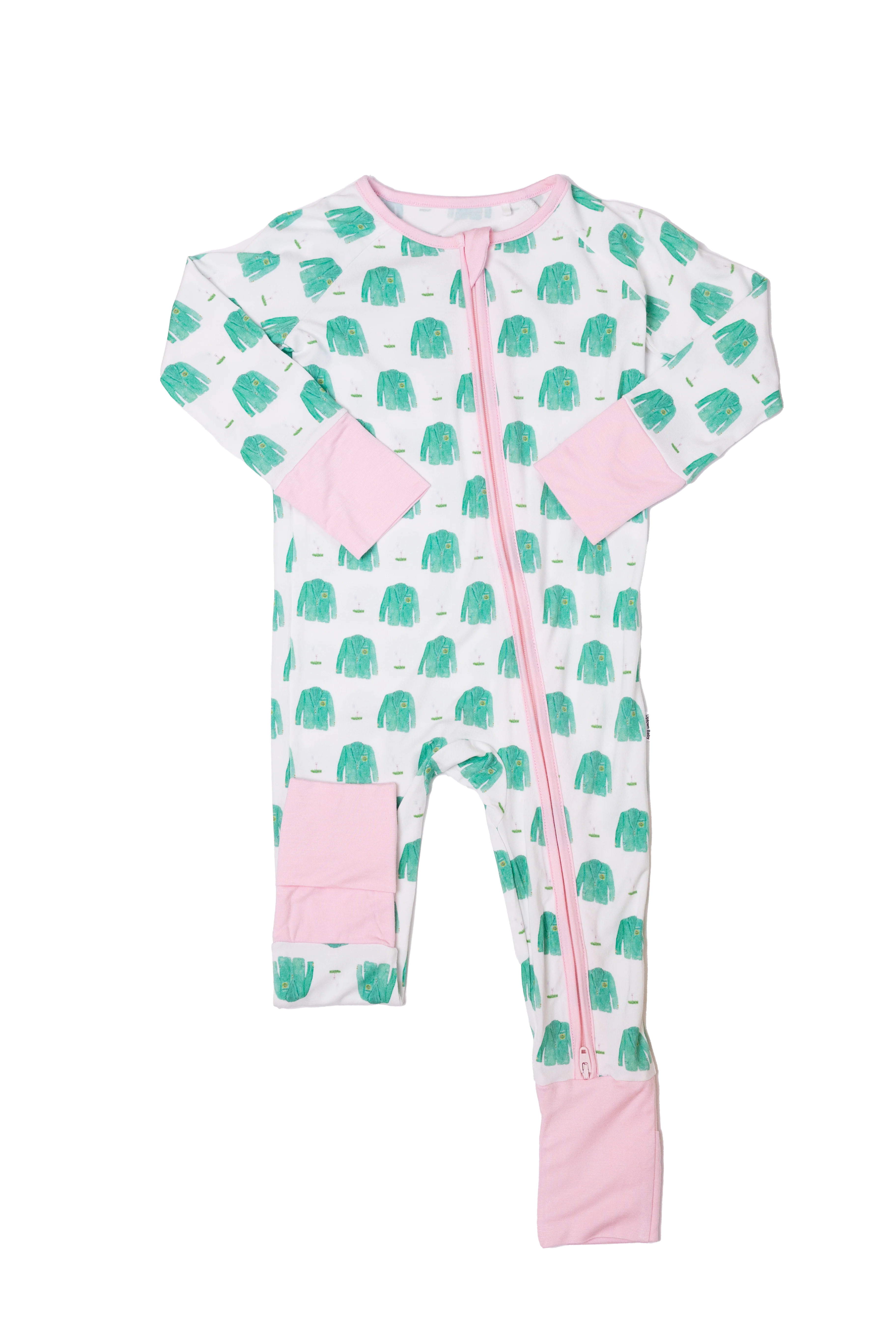 Sleep Romper - Pink Golf - Born Childrens Boutique