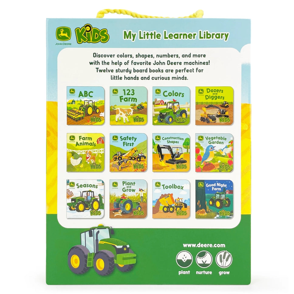 John Deere Kids My Little Learner Library Board Book Set - Born Childrens Boutique