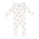 Pre-Order Pink Santa Baby Girl Pajama - Born Childrens Boutique