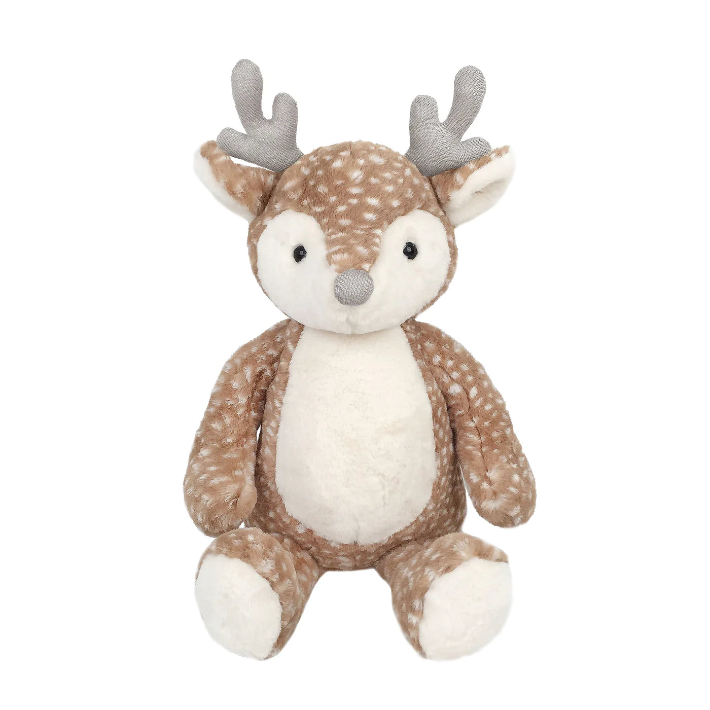 Mon Ami Fiona the Fawn plush toy with spotted fur and silver antlers