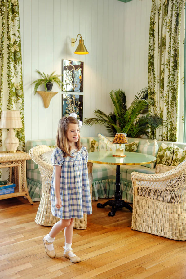 Mary Baker Day Dress - Pawleys Island Plaid - Born Childrens Boutique