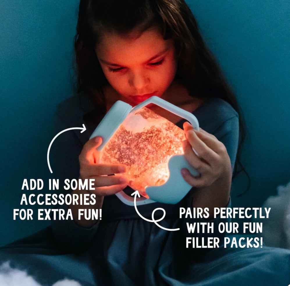Frosty Blue Sensory Play Jar - Born Childrens Boutique