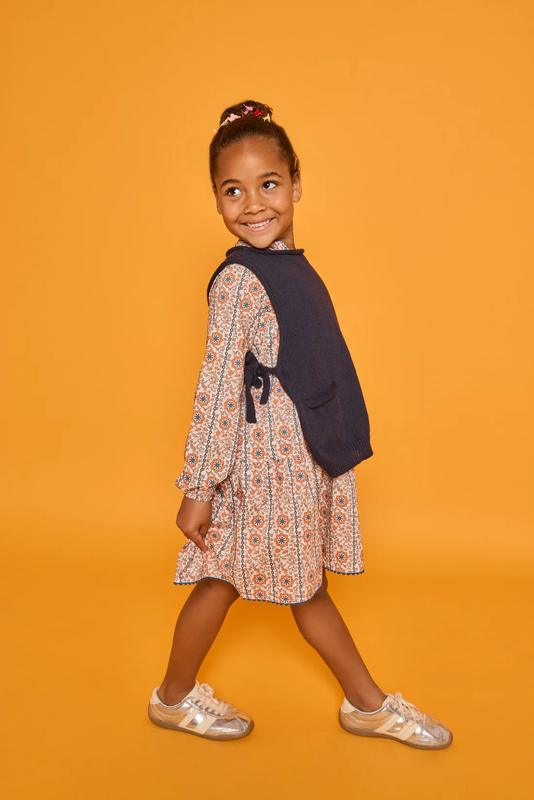 Pre-Order Sweater Vest - Navy - Born Childrens Boutique