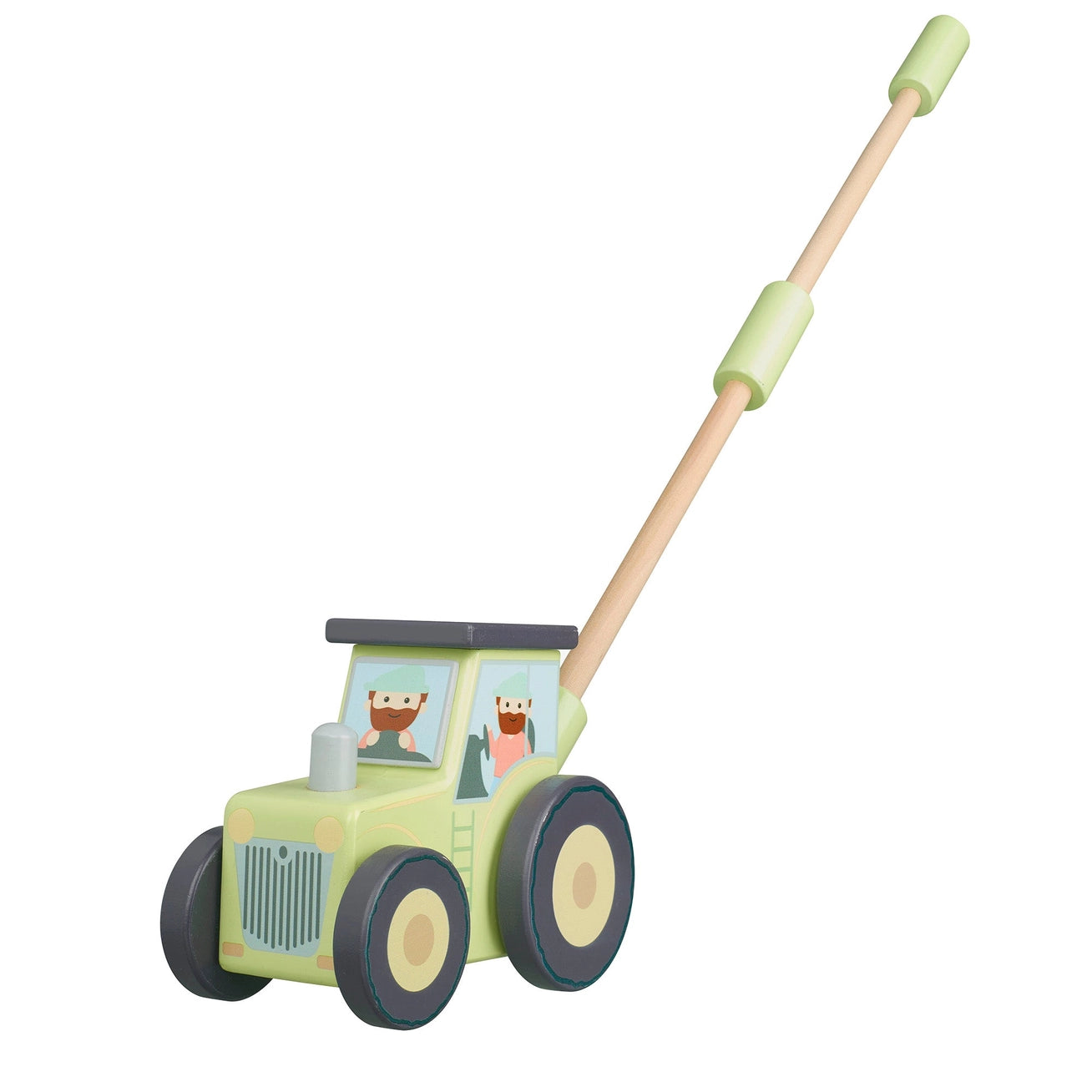 Tractor Wooden Boxed Push Along - Born Childrens Boutique