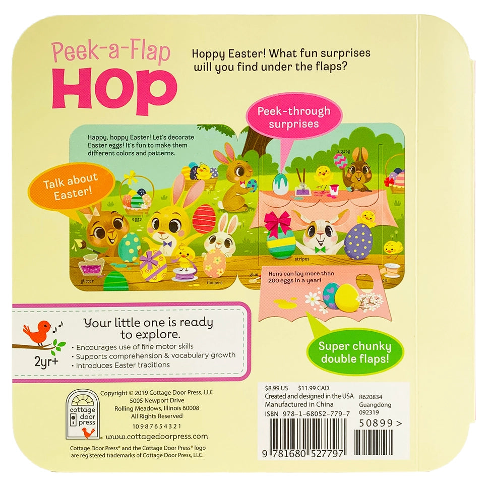 Hop Easter Lift A Flap Board Book - Born Childrens Boutique