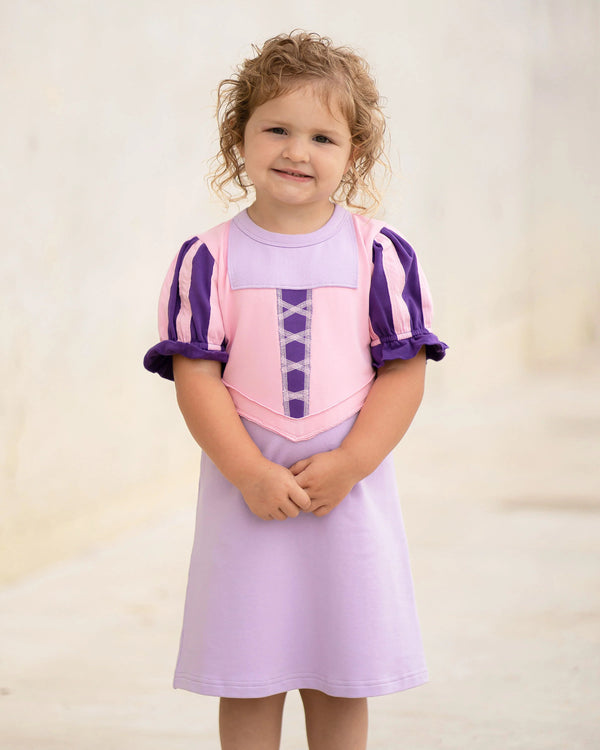 Princess Playtime: Purple Dress - Born Childrens Boutique