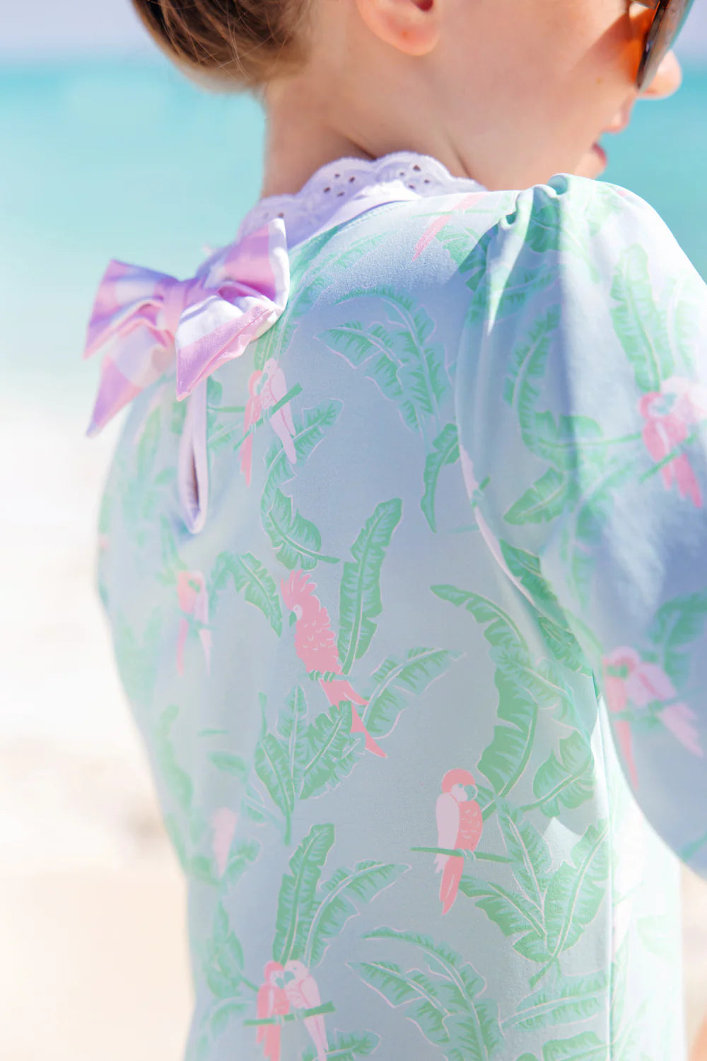 Sarasota Surf Suit Parrot Island Palms - Born Childrens Boutique