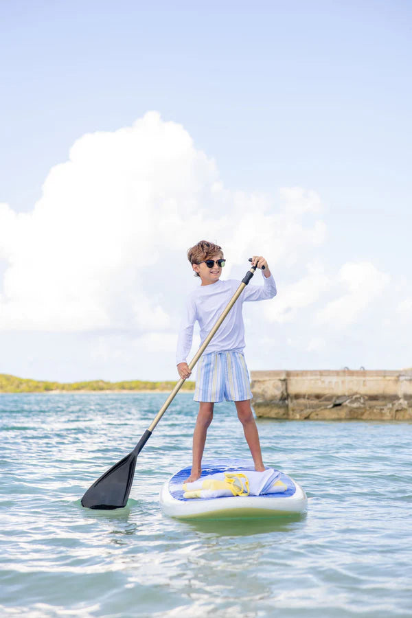 Walker's Wave Spotter Swim Shirt (UPF 35+) - Worth Ave White - Born Childrens Boutique