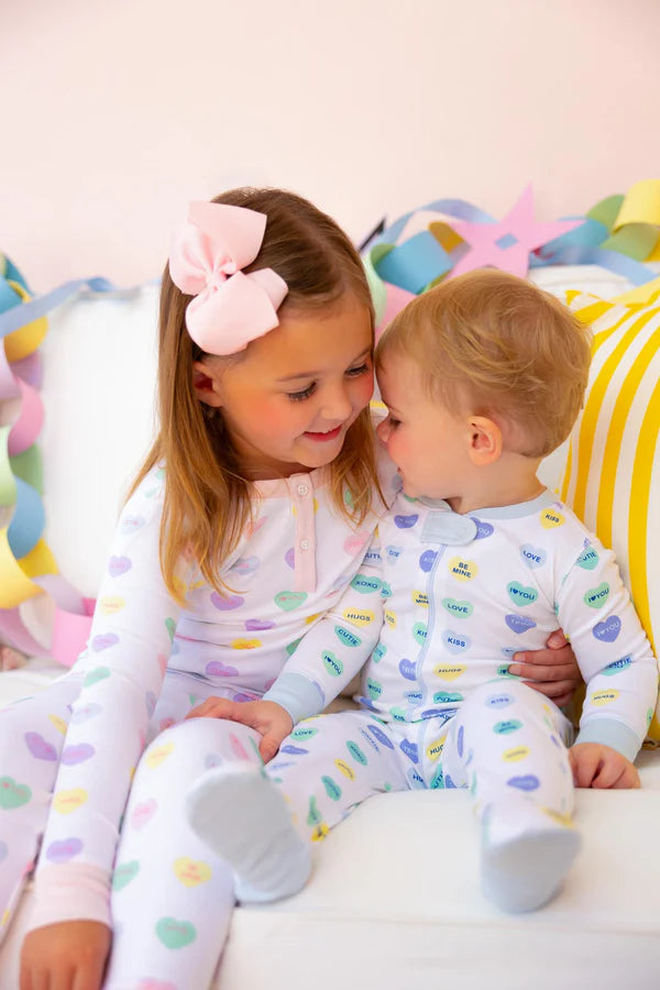 Sara Janes Sweet Dreams Set - We Heart You (Palm Beach Pink) with Palm Beach Pink - Born Childrens Boutique