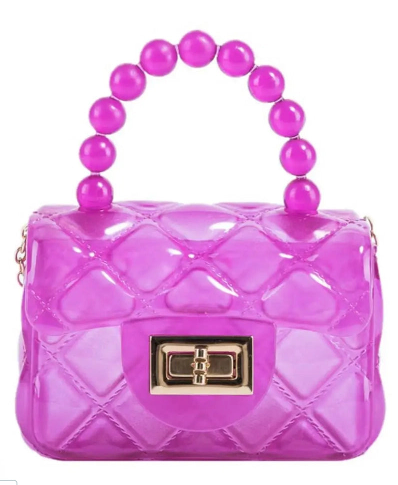 Mini Jelly Purse w/ Crossbody - Born Childrens Boutique