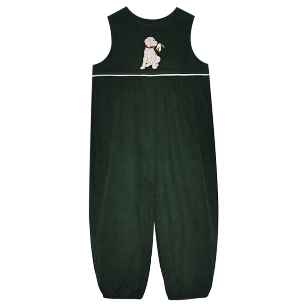 Tate Boy Romper - Hunting Dog - Born Childrens Boutique