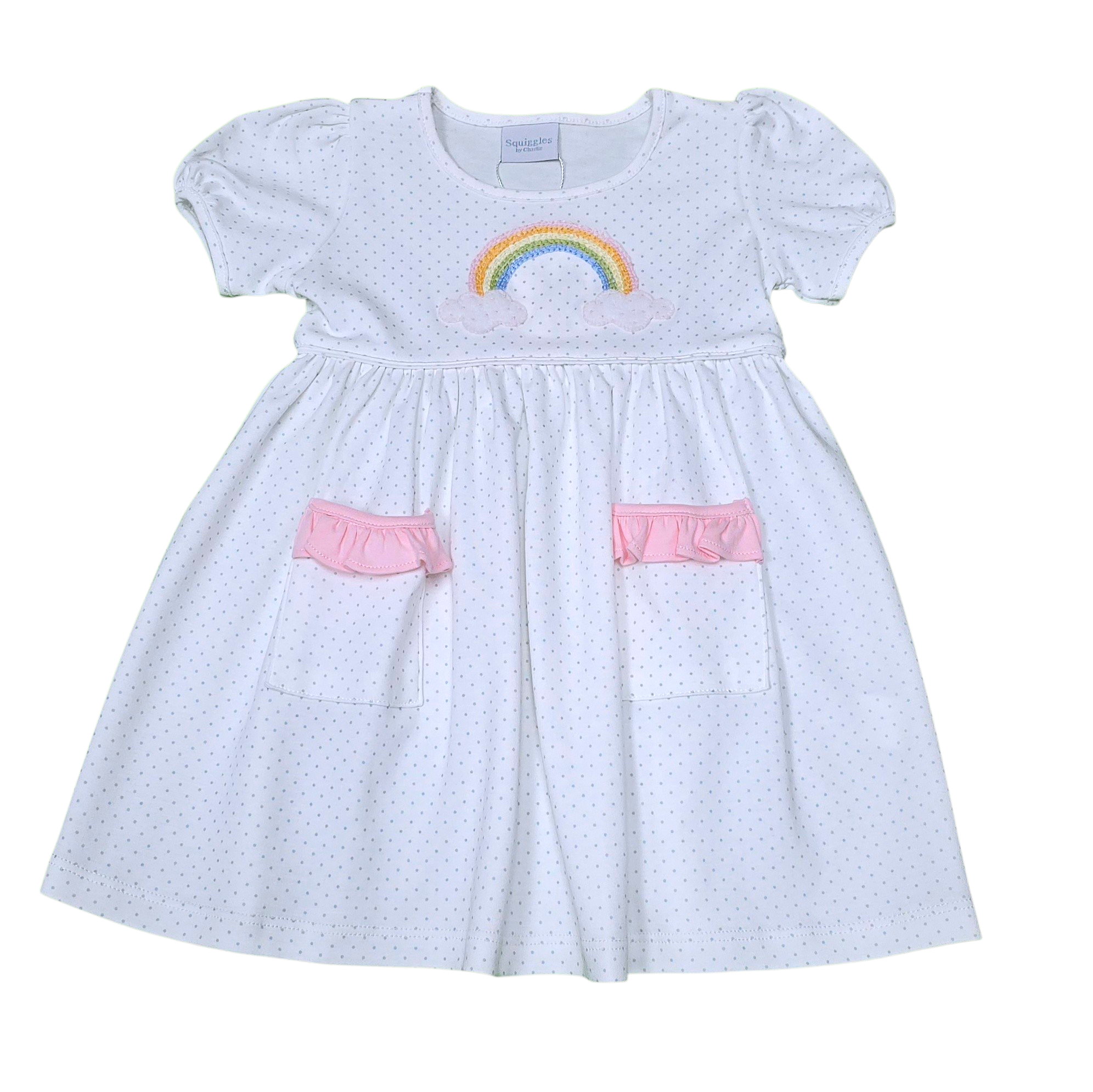 Precious Prism SS Popover Dress - Born Childrens Boutique