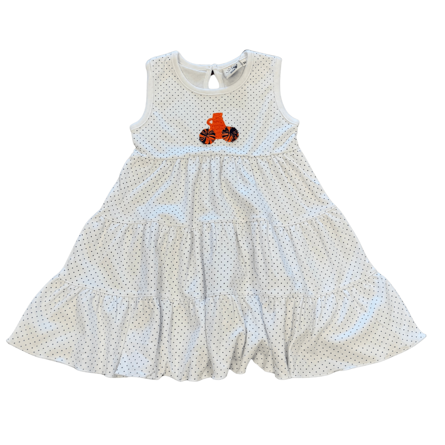 Sleeveless Dress Megaphones Dk Royal PD - Born Childrens Boutique