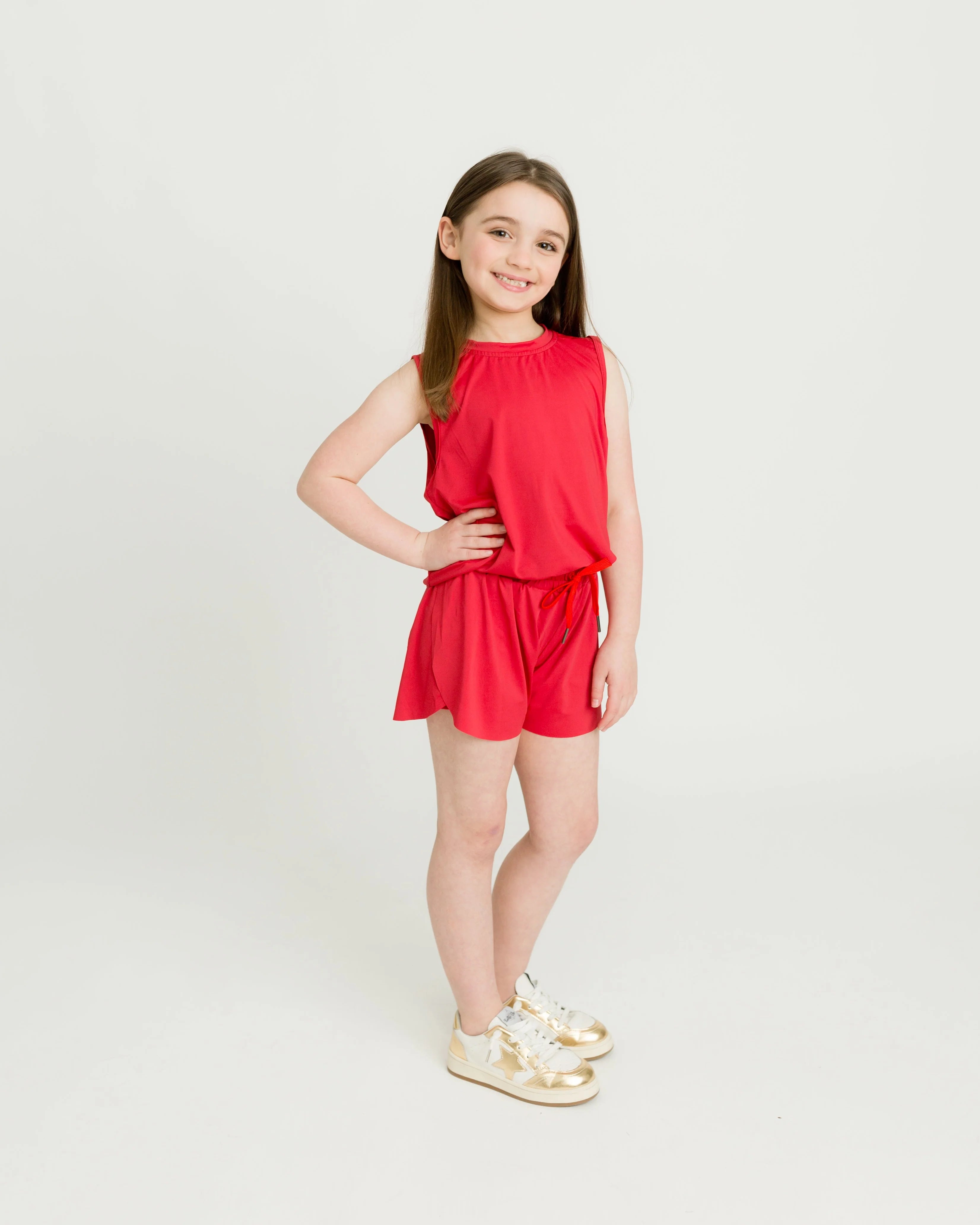 Red Butterfly Shorts - Born Childrens Boutique