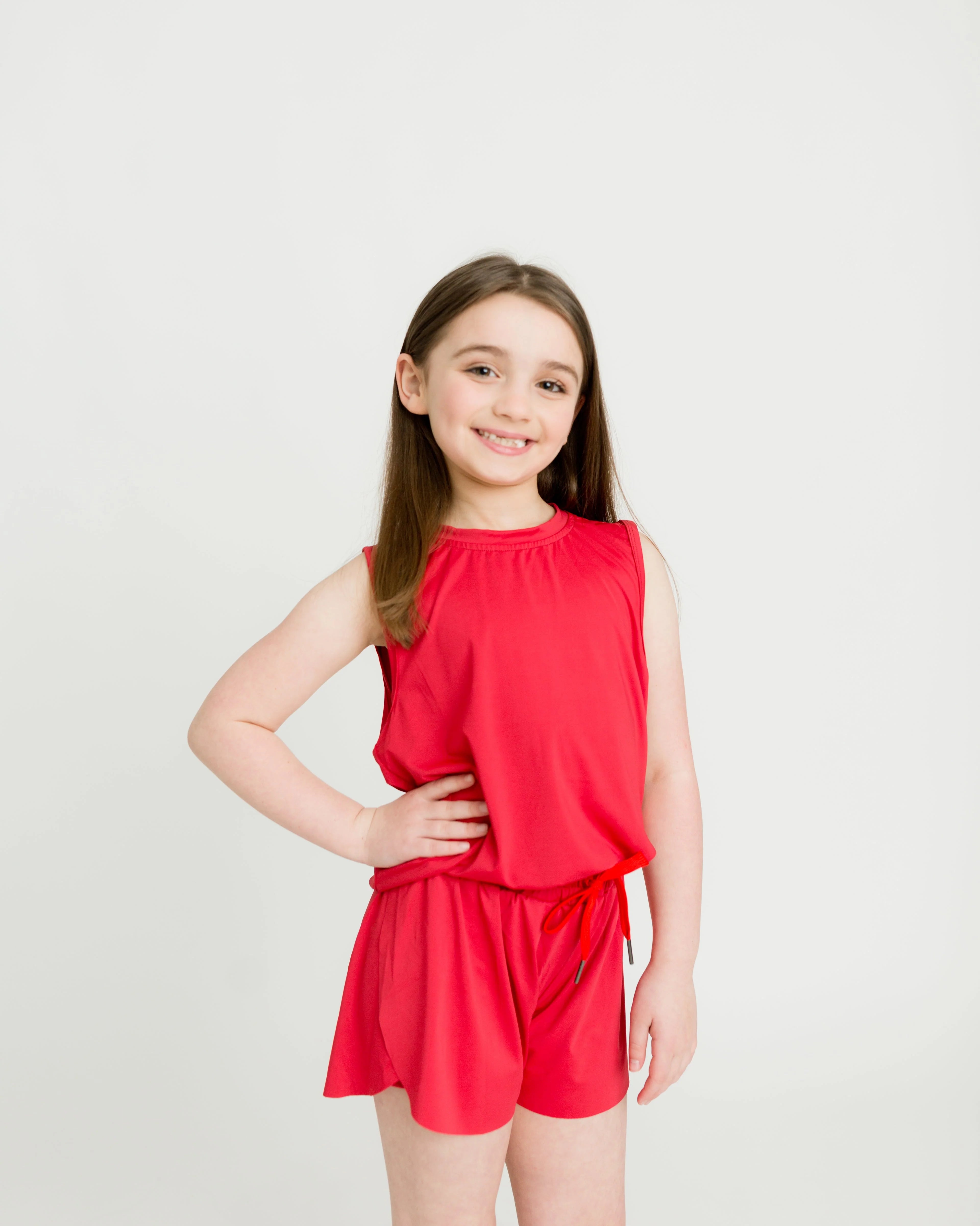 Red Butterfly Shorts - Born Childrens Boutique
