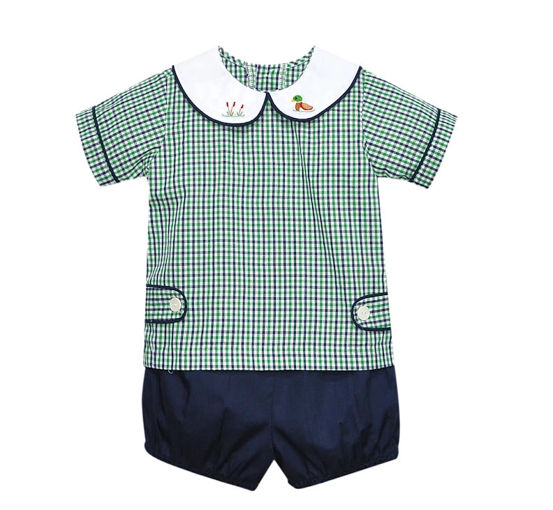 Riley Short Set - Ducks - Born Childrens Boutique