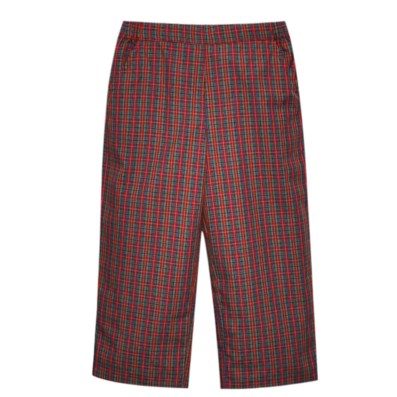 Jackson Pant - Red Plaid - Born Childrens Boutique