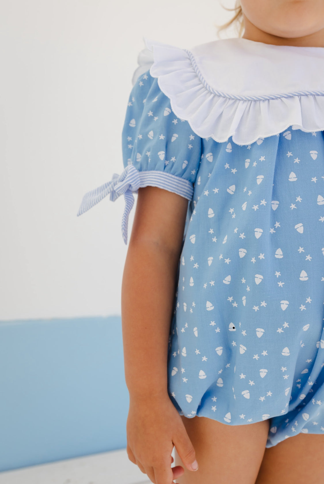 Blue Sea Romper - Born Childrens Boutique
