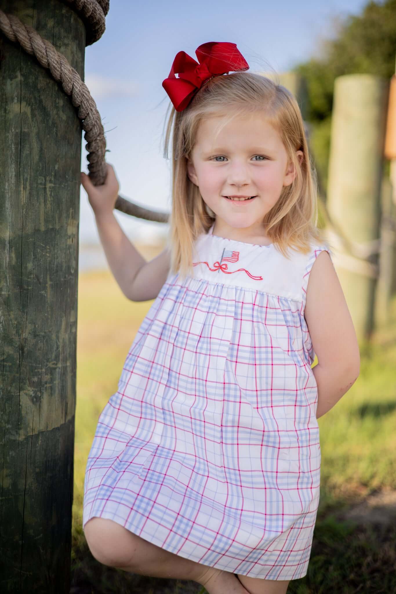 Americana Dress - Born Childrens Boutique