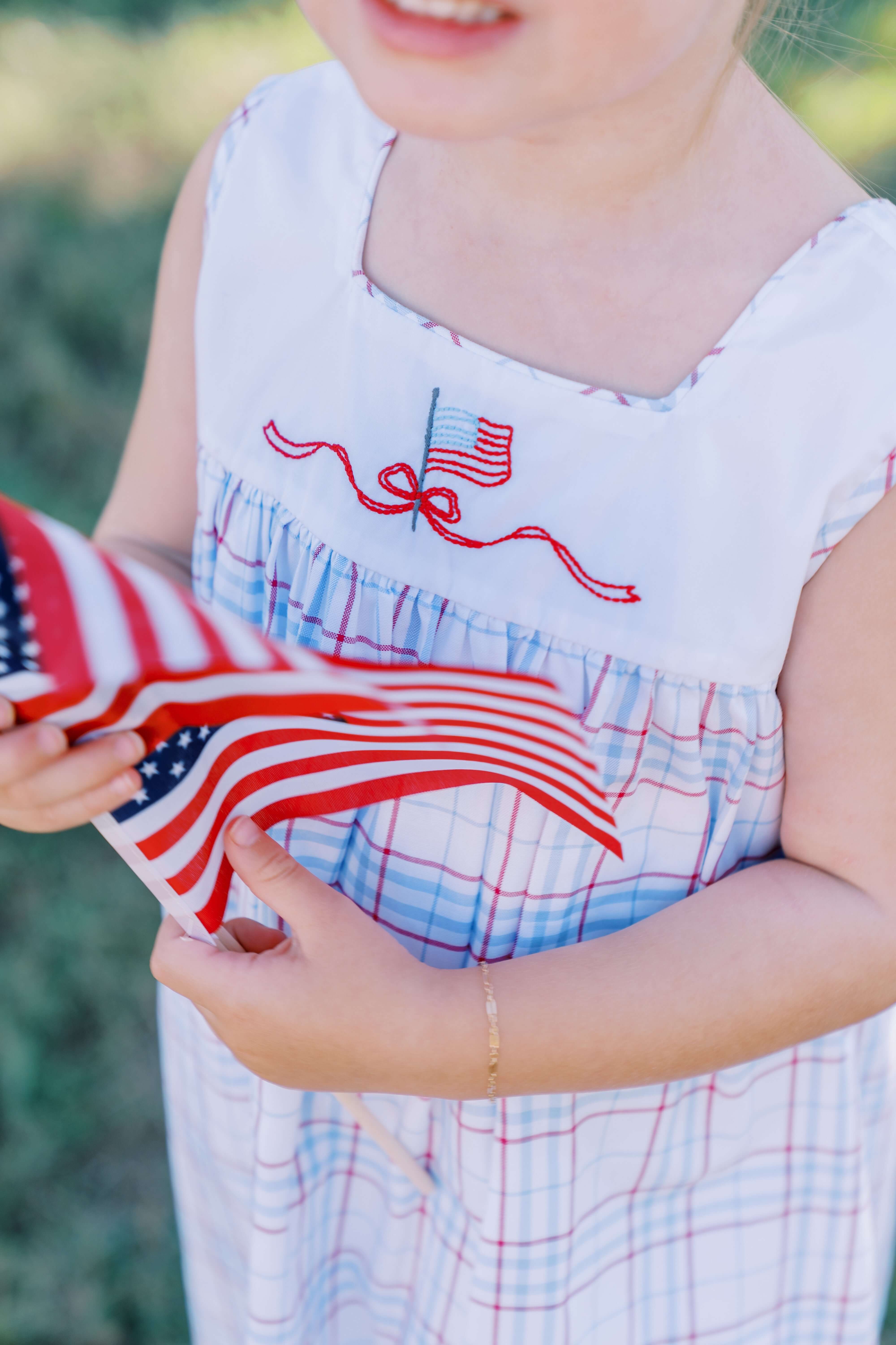 Americana Dress - Born Childrens Boutique